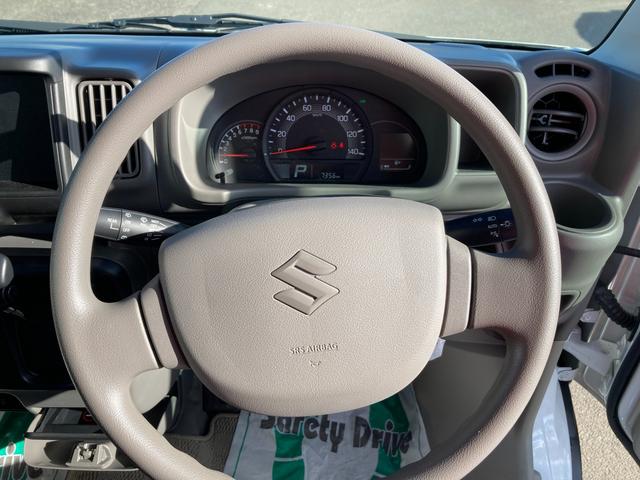 エブリイ PC 6型 4WD CVT パートタイム4WD CVT スズキセーフティーサポート 衝突被害軽減システム アイドリングストップ 横滑り防止機能 衝突安全ボディ オートライト スライドドア シートヒーター(35枚目)