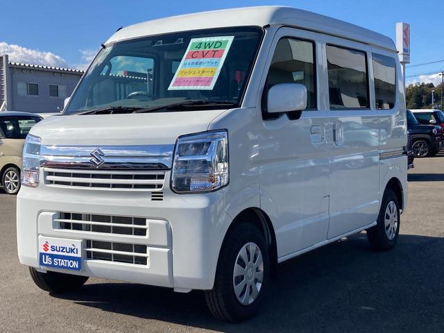 エブリイ JOINターボ 6型 4WD CVT *アウトレット* パートタイム4WD CVT スズキセーフティーサポート 衝突被害軽減システム アイドリングストップ 横滑り防止機能 衝突安全ボディ 盗難防止システム スライドドア プッシュスタート シートヒーター(8枚目)