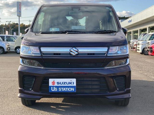 ワゴンＲ ＨＹＢＲＩＤ　ＦＺ　全方位ナビ・ＥＴＣ装備　＊アウトレット＊　全方位ナビ　ＥＴＣ２．０　スズキセーフティーサポート　衝突被害軽減システム　アイドリングストップ　横滑り防止機能　衝突安全ボディ　盗難防止システム　オートライト　プッシュスタート　シートヒーター（3枚目）
