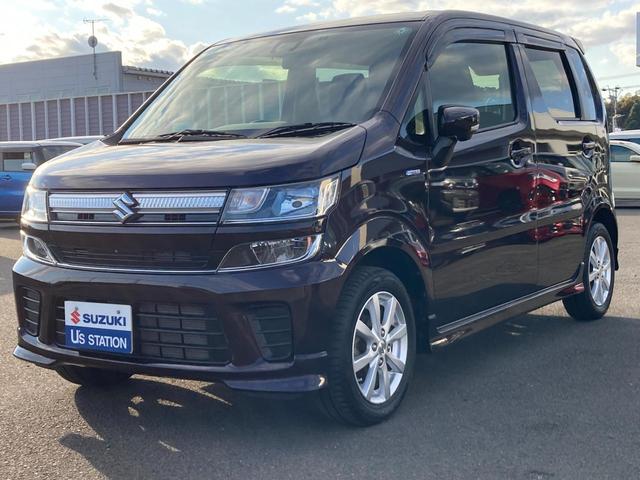 ワゴンＲ ＨＹＢＲＩＤ　ＦＺ　全方位ナビ・ＥＴＣ装備　＊アウトレット＊　全方位ナビ　ＥＴＣ２．０　スズキセーフティーサポート　衝突被害軽減システム　アイドリングストップ　横滑り防止機能　衝突安全ボディ　盗難防止システム　オートライト　プッシュスタート　シートヒーター（8枚目）