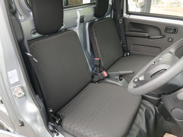 ハイゼットトラック エクストラ　届出済未使用車　４ＷＤ　ＣＶＴ　電動格納ミラー　プッシュスタート　スマートキー　パワーウィンドウ　エアコン　衝突軽減ブレーキ　コーナーセンサー　フォグライト　作業灯　オーディオレス　６カ月保証（13枚目）