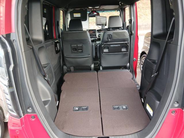 N-BOXカスタム G・EXターボホンダセンシング 2トーン ターボ 助手席スーパースライドシート 両側電動スライドドア SDナビ バックカメラ ETC オートエアコン ハーフレザーシート オートリトラミラー プッシュスタート スマートキー 6カ月保証(24枚目)