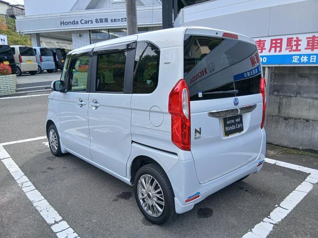 Ｎ－ＢＯＸ ＥＸ・ターボ　ホンダセンシング　助手席スーパースライドシート　両側電動スライドドア　８インチナビ　バックカメラ　ＥＴＣ　ナビ連動ドライブレコーダー　コーナーセンサー　シートヒーター　フォグライト　グー保証２年付き（3枚目）