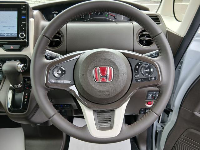 Ｎ－ＢＯＸ ＥＸ・ターボ　ホンダセンシング　助手席スーパースライドシート　両側電動スライドドア　８インチナビ　バックカメラ　ＥＴＣ　ナビ連動ドライブレコーダー　コーナーセンサー　シートヒーター　フォグライト　グー保証２年付き（6枚目）