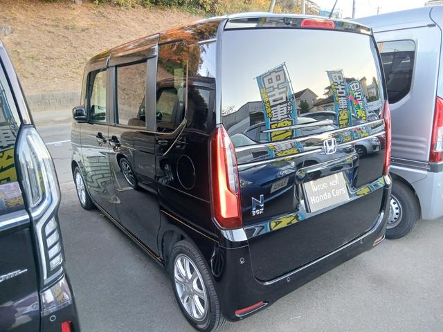 Ｎ－ＢＯＸ ベースグレード　レンタカーアップ　ホンダセンシング　ホンダコネクト　８インチナビ　バックカメラ　左側電動スライドドア　スマートキー　プッシュスタート　オートエアコン　サンシェード　パーキングブレーキ　メーカー保証（3枚目）