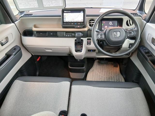 Ｎ－ＢＯＸ ベースグレード　レンタカーアップ　ホンダセンシング　ホンダコネクト　８インチナビ　バックカメラ　左側電動スライドドア　スマートキー　プッシュスタート　オートエアコン　サンシェード　パーキングブレーキ　メーカー保証（5枚目）