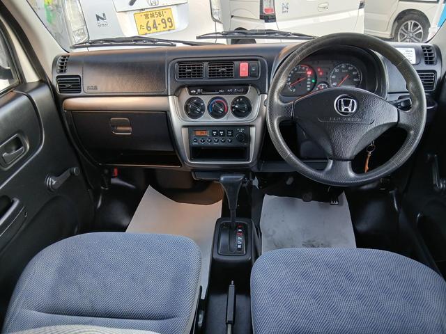 アクティバン 　４ＷＤ　オートマ　ＡＭ／ＦＭラジオ　１スピーカー　マニュアルエアコン　両席ＳＲＳ　リアワイパー　リア熱線　電動パワーステアリング（4枚目）