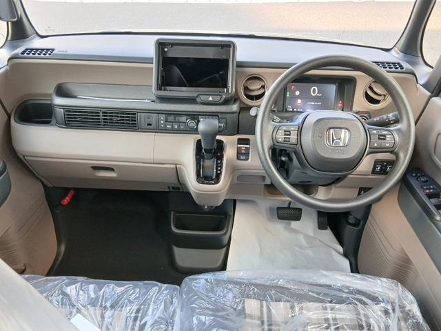 Ｎ－ＢＯＸジョイ ベースグレード　届出済未使用車　２トーン　ホンダセンシング　両側電動スライドドア　シートヒーター　オートリトラミラー　チェック柄撥水ファブリック　オートエアコン　スマートキー　プッシュスタート　メーカー保証（5枚目）