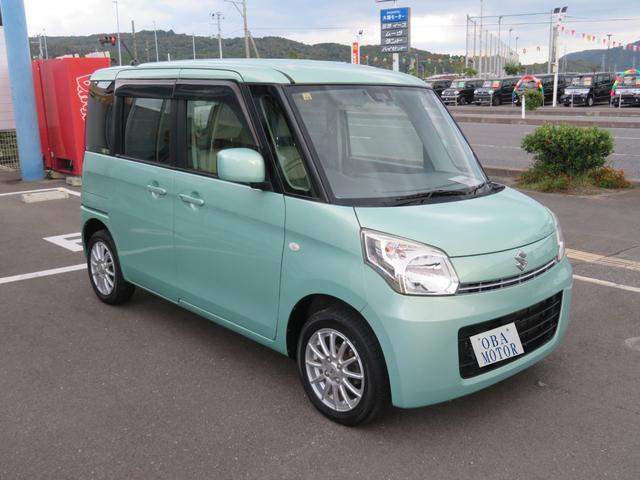 スペーシア X 衝突軽減ブレーキ搭載車・社外メモリーナビ・バックカメラ・AAC・スマートキー・フルセグTV・社外14インチAW・ETC・パワースライドドア・アイドリングストップ・横滑り防止装置(4枚目)