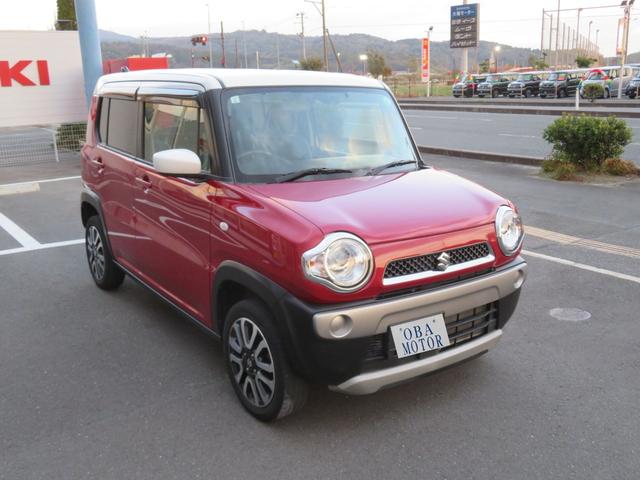 ハスラー G OPアルミホイール&HIDヘッドライト・AAC・社外メモリーナビ・Bカメラ・フルセグTV・DVD・ETC・Biuetooth・前席シートヒーター・衝突軽減ブレーキ・アイドリングストップ・電格ドアミラー(4枚目)