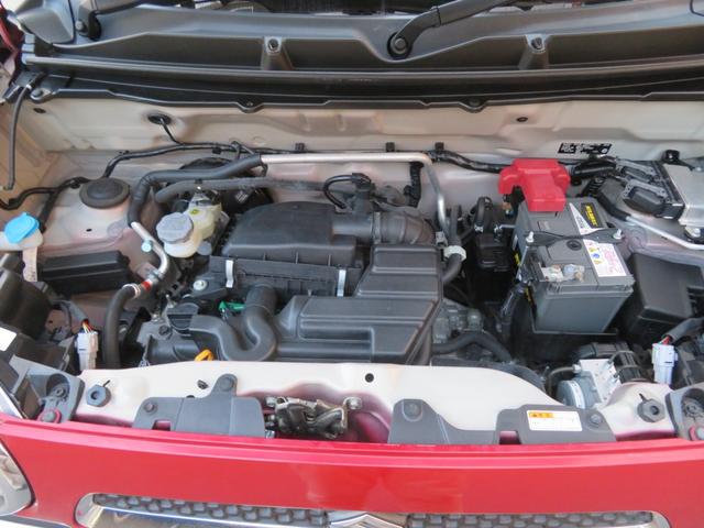 ハスラー G OPアルミホイール&HIDヘッドライト・AAC・社外メモリーナビ・Bカメラ・フルセグTV・DVD・ETC・Biuetooth・前席シートヒーター・衝突軽減ブレーキ・アイドリングストップ・電格ドアミラー(42枚目)