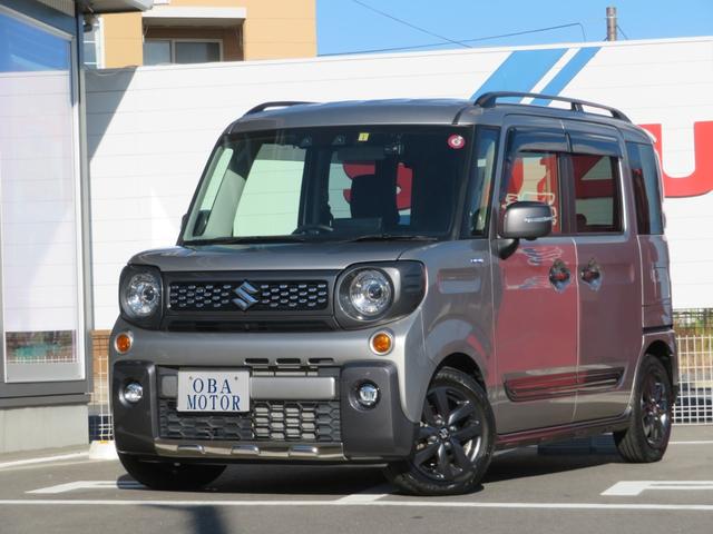 スペーシアギア ハイブリッドＸＺ　ターボ　スズキコネクト・純正メモリーナビ・バックカメラ・フルセグＴＶ・ＤＶＤ再生・Ｂｌｕｅｔｏｏｔｈ・純正アルミ・全方位カメラ・スマートキー・シートヒーター・両側パワースライドドア・衝突軽減ブレーキ・ＥＳＣ（2枚目）