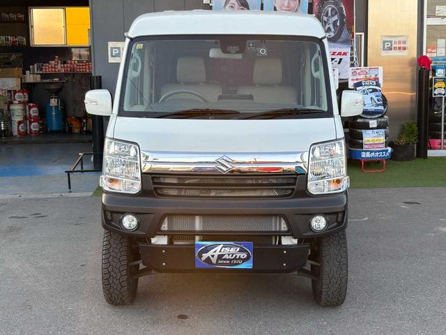 エブリイワゴン ＰＺターボスペシャル　ナビ　ＴＶ　Ｂｌｕｅｔｏｏｔｈ　バックカメラ　リフトアップスプリング　前後ショートバンパー　プラスラインマフラー　ベッドキット　ＨＩＤ　フォグランプ　両側パワースライドドア　整備・保証付き（2枚目）