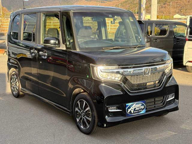 N-BOXカスタム G・EXホンダセンシング ナビ TV CD DVD Bluetooth ETC バックカメラ パワースライドドア レーダークルーズコントロール ロールサンシェード 衝突軽減ブレーキ スマートキー 整備・保証付き(3枚目)