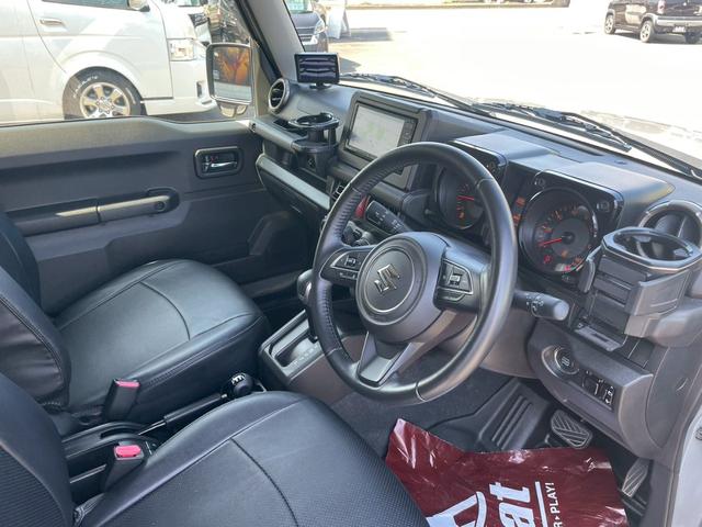 ジムニー ＸＣ　２インチリフトアップ　ＷＥＤＳマッドヴァンス１６インチホイール　ジオランダーＸ－ＡＴタイヤ　ＣＬリンクルーフラック　カーボンダクトグリル　スモークウィンカー　ナビ　バックカメラ　シートカバー　ドラレコ（15枚目）