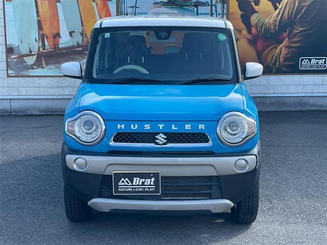 ハスラー G SDナビ(CD・DVD・Bluetooth・フルセグ・HDMI) ボンネットエンブレム アイドリングストップ シートヒーター ETC バックカメラ 純正ラゲッジマット 衝突軽減ブレーキ(4枚目)