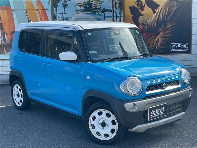 ハスラー G SDナビ(CD・DVD・Bluetooth・フルセグ・HDMI) ボンネットエンブレム アイドリングストップ シートヒーター ETC バックカメラ 純正ラゲッジマット 衝突軽減ブレーキ(9枚目)