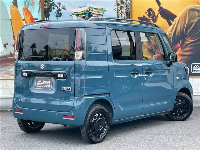 スペーシアベース ＸＦ　シートヒーター　クルコン　片側パワースライド　ルーフレール　衝突被害軽減ブレーキ　リアソナー　レーンキープ　アイドリングストップ　ＬＥＤ　フロントフォグ　ＵＳＢ（3枚目）