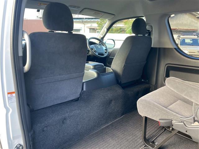 ハイエースワゴン 　パナソニックＳＤナビ（ＣＤ　Ｂｌｕｅｔｏｏｔｈ　ワンセグＴＶ）　ＡＣ１００Ｖコンセント　ＥＴＣ　片側パワースライドドア　衝突軽減ブレーキ　レーンキープアシスト　オートハイビーム　オートライト（15枚目）