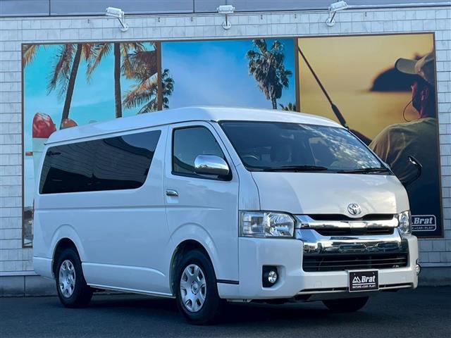 ハイエースワゴン 　パナソニックＳＤナビ（ＣＤ　Ｂｌｕｅｔｏｏｔｈ　ワンセグＴＶ）　ＡＣ１００Ｖコンセント　ＥＴＣ　片側パワースライドドア　衝突軽減ブレーキ　レーンキープアシスト　オートハイビーム　オートライト（42枚目）