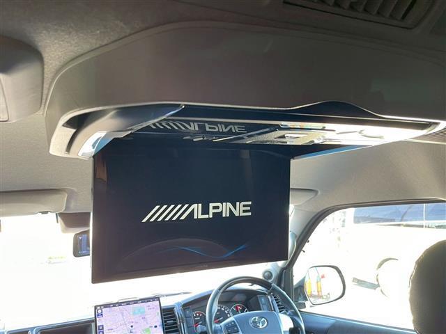 １２．８型アルパインフリップダウンモニター