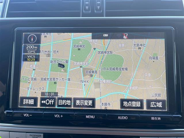 ランドクルーザープラド TX Lパッケージ 純正9インチナビ デジタルインナーミラー フロントカメラ バックカメラ ルーフレール 黒レザーシート エアシート シートヒーター パワーシート センターデフロック ETC2.0 ドラレコ(12枚目)