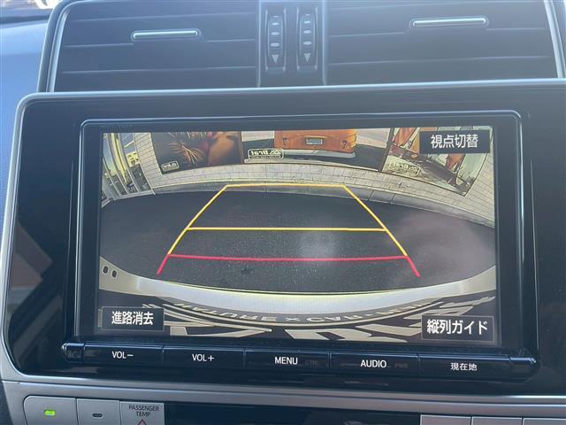 ランドクルーザープラド TX Lパッケージ 純正9インチナビ デジタルインナーミラー フロントカメラ バックカメラ ルーフレール 黒レザーシート エアシート シートヒーター パワーシート センターデフロック ETC2.0 ドラレコ(13枚目)