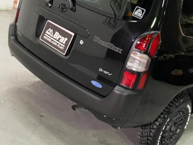 プロボックス ハイブリッドＦ　１４ＡＷ　マッドヴァンスＸ　タイプＦ　ＴＯＹＯオープンカントリーＲ／Ｔ　Ｂａｒｔオリジナルリフトアップキット　ステルス　フロントグリル　ヘッドライトカバー　テールカバー　グレイス　シートカバー（39枚目）