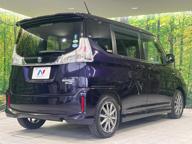 ソリオバンディット ハイブリッドＭＶ　４ＷＤ　両側電動スライド　衝突軽減装置　禁煙車　ＳＤナビ　バックカメラ　ＥＴＣ　Ｂｌｕｅｔｏｏｔｈ　フルセグ　ドラレコ　前席シートヒーター　ＬＥＤヘッド　クルコン　車線逸脱警報　誤発進抑制機能（18枚目）
