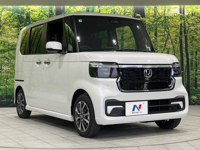Ｎ－ＢＯＸカスタム ベースグレード　届出済未使用車　両側電動ドア　バックカメラ　衝突被害軽減システム　レーダークルーズ　コーナーセンサー　スマートキー　ＬＥＤヘッド　オートハイビーム　オートライト　オートエアコン　純正１４インチアルミ（16枚目）