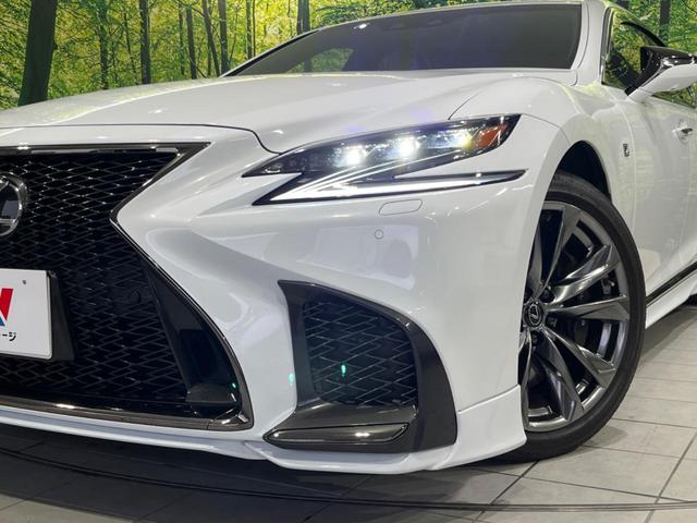 LS LS500 Fスポーツ 4WD 純正ナビ 全周囲カメラ 衝突被害軽減システム レーダークルーズ 禁煙車 電動リアゲート 白レザーシート 全席シートヒーター 前席シートエアコン ドラレコ コーナーセンサー スマートキー(13枚目)