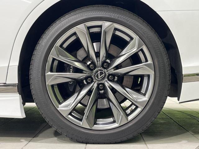 LS LS500 Fスポーツ 4WD 純正ナビ 全周囲カメラ 衝突被害軽減システム レーダークルーズ 禁煙車 電動リアゲート 白レザーシート 全席シートヒーター 前席シートエアコン ドラレコ コーナーセンサー スマートキー(34枚目)