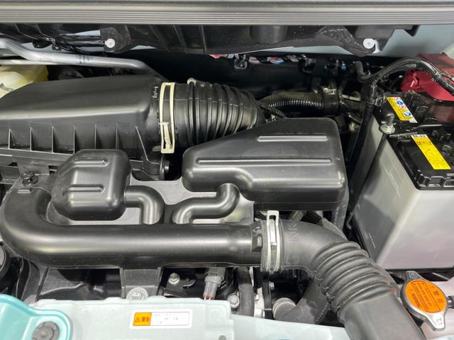 ムーヴキャンバス ストライプスG 両側電動ドア SDナビ バックカメラ 衝突被害軽減システム 禁煙車 コーナーセンサー スマートキー LEDヘッド オートハイビーム オートライト オートエアコン CD DVD再生 フルセグ(19枚目)