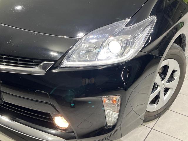 プリウス S 禁煙車 スマートキー HIDヘッド オートライト オートエアコン 純正オーディオ CD 純正アルミ 盗難防止システム プライバシーガラス(12枚目)