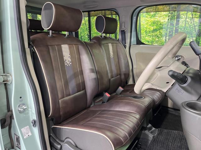 キューブ コダワリセレクション 純正SDナビ バックカメラ ETC Bluetooth CD DVD再生 地デジ 禁煙車 スマートキー オートライト オートエアコン レザーシート アイドリングストップ(9枚目)