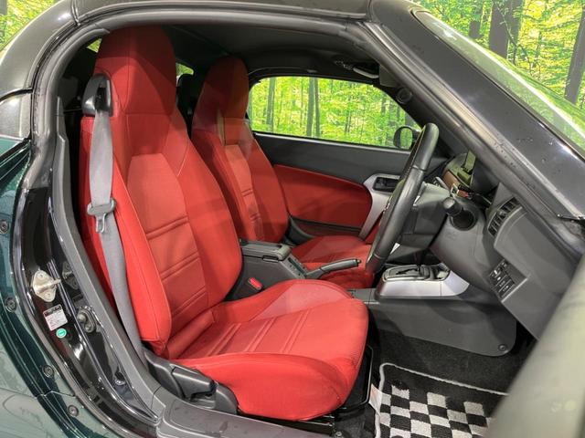 コペン セロ メモリーナビ バックカメラ 禁煙車 ドラレコ スマートキー LEDヘッド ETC オートエアコン 純正15インチアルミ Bluetooth CD DVD再生 フルセグ 革巻きステアリング(9枚目)