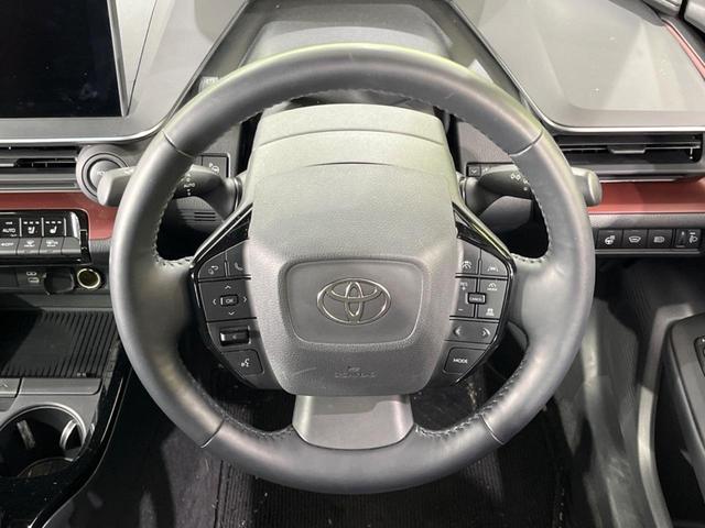 プリウス Z 純正12.3型ナビ 全周囲カメラ モデリスタアルミ 衝突被害軽減システム 100V電源 レーダークルーズ 禁煙車 ハーフレザーシート パワーシート ドラレコ スマートキー ETC2.0(11枚目)