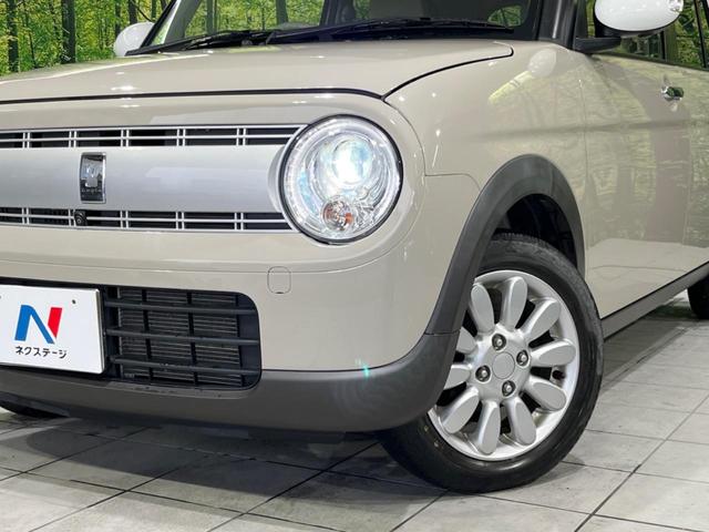 アルトラパン X 4WD SDナビ 全周囲カメラ 衝突軽減システム 禁煙車 ドラレコ コーナーセンサー スマートキー HIDヘッド シートヒーター 車線逸脱警報 オートライト オートエアコン 純正14インチアルミ(12枚目)