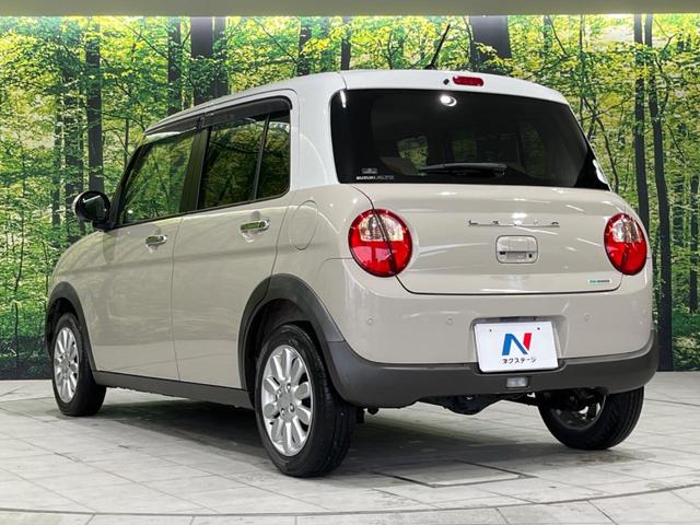 アルトラパン X 4WD SDナビ 全周囲カメラ 衝突軽減システム 禁煙車 ドラレコ コーナーセンサー スマートキー HIDヘッド シートヒーター 車線逸脱警報 オートライト オートエアコン 純正14インチアルミ(26枚目)