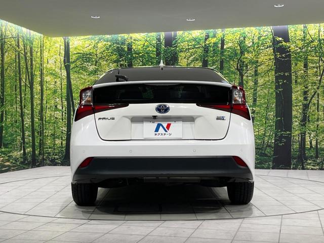 プリウス S SDナビ バックカメラ 衝害軽減システム レーダークルーズ 禁煙車 コーナーセンサー ドラレコ スマートキー LEDヘッド ETC2.0 オートハイビーム 車線逸脱警報 オートライト オートエアコン(15枚目)