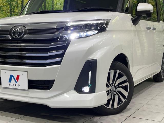 ルーミー カスタムG 4WD 両側電動ドア SDナビ バックカメラ 衝突被害軽減システム レーダークルーズ 禁煙車 コーナーセンサー スマートキー LEDヘッド ETC オートライト オートエアコン 純正14インチアルミ(12枚目)