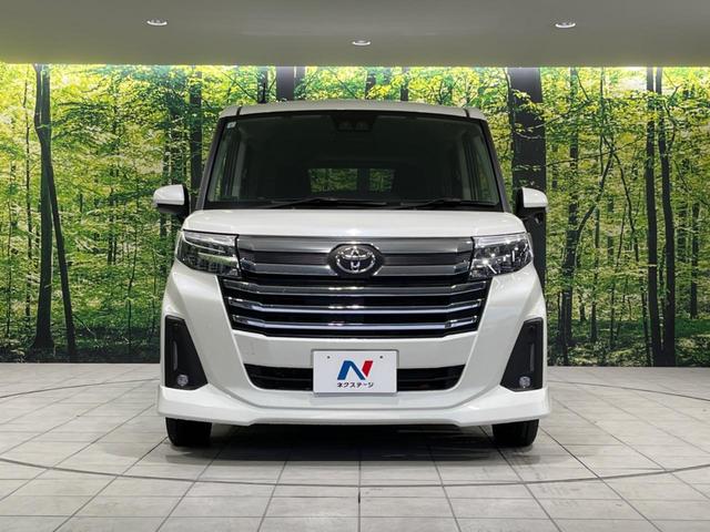 ルーミー カスタムG 4WD 両側電動ドア SDナビ バックカメラ 衝突被害軽減システム レーダークルーズ 禁煙車 コーナーセンサー スマートキー LEDヘッド ETC オートライト オートエアコン 純正14インチアルミ(14枚目)