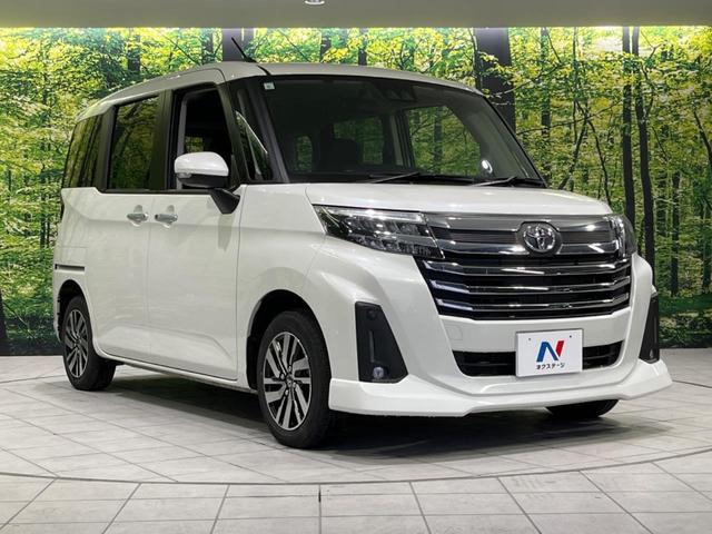 ルーミー カスタムG 4WD 両側電動ドア SDナビ バックカメラ 衝突被害軽減システム レーダークルーズ 禁煙車 コーナーセンサー スマートキー LEDヘッド ETC オートライト オートエアコン 純正14インチアルミ(16枚目)