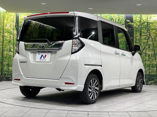 ルーミー カスタムG 4WD 両側電動ドア SDナビ バックカメラ 衝突被害軽減システム レーダークルーズ 禁煙車 コーナーセンサー スマートキー LEDヘッド ETC オートライト オートエアコン 純正14インチアルミ(17枚目)