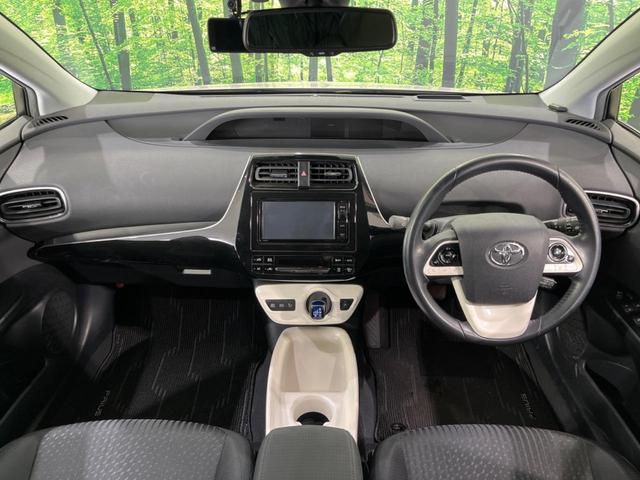 プリウス A 4wd 純正SDナビ バックカメラ ドラレコ 禁煙車 ビルトインETC レーダークルーズ コーナーセンサー スマートキー LEDヘッド オートハイビーム オートライト オートエアコン(2枚目)