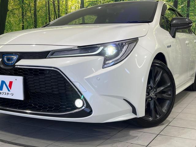 カローラツーリング ハイブリッド ダブルバイビー 4WD 純正8型デイスプレイオーデイオ バックカメラ 衝突被害軽減システム レーダークルーズ 禁煙車 ハーフレザーシート ドラレコ コーナーセンサー スマートキー LEDヘッド ETC2.0(14枚目)