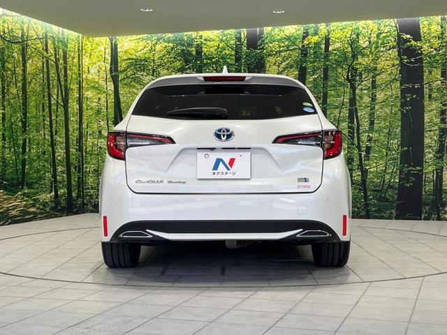 カローラツーリング ハイブリッド ダブルバイビー 4WD 純正8型デイスプレイオーデイオ バックカメラ 衝突被害軽減システム レーダークルーズ 禁煙車 ハーフレザーシート ドラレコ コーナーセンサー スマートキー LEDヘッド ETC2.0(16枚目)