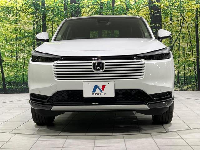 ヴェゼル e:HEV Z 全周囲カメラ 純正9型ナビ 衝突軽減 電動リアゲート ハーフレザーシート コーナーセンサー スマートキー LEDヘッド ETC2.0 純正18インチアルミ オートハイビーム オートライト(14枚目)