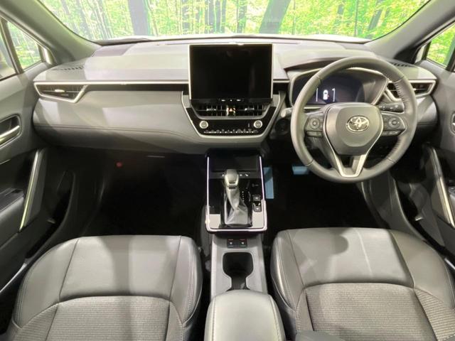 カローラクロス ハイブリッド　Ｚ　４ＷＤ　禁煙車　現行型　モデリスタエアロ　調光パノマラルーフ　純正１０．５型ナビ　全周囲カメラ　フルセグ　Ｂｌｕｅｔｏｏｔｈ接続　衝突軽減装置　ＬＥＤヘッド／フォグ　シーケンシャルターンランプ　ＥＴＣ（2枚目）