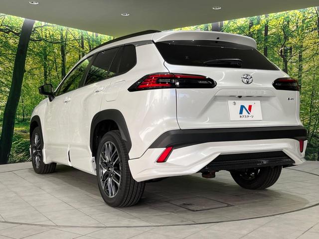 カローラクロス ハイブリッド　Ｚ　４ＷＤ　禁煙車　現行型　モデリスタエアロ　調光パノマラルーフ　純正１０．５型ナビ　全周囲カメラ　フルセグ　Ｂｌｕｅｔｏｏｔｈ接続　衝突軽減装置　ＬＥＤヘッド／フォグ　シーケンシャルターンランプ　ＥＴＣ（29枚目）